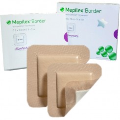 Mepilex border Skumbandage 7,5X7,5 cm. 