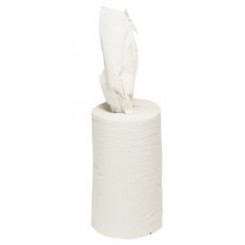 Håndklæderulle hvid, 1 lags udenhylse, mini,120m.
