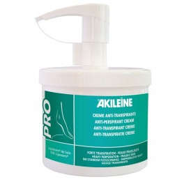 Akileine Grøn Anti-perspirant Creme med dispenser 500 ml.