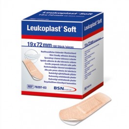 Leukoplast Soft 19mmX72 mm 100 stk.